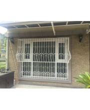 Wrought iron window