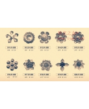 Iron art flower