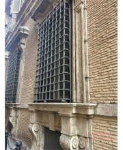 Wrought iron window